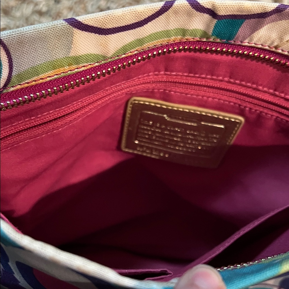 Coach Multicolor Crossbody Bag Poppy - Picture 6 of 8